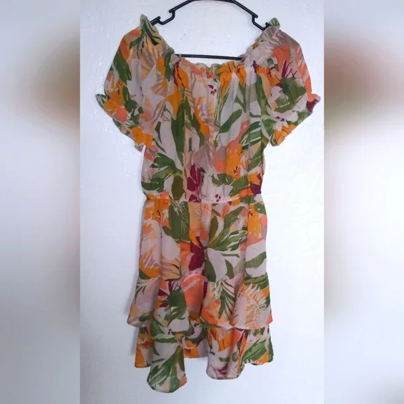 True Destinations Women's Floral Dress Size M - Picture 6 of 11